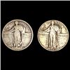 Image 1 : (2) Standing Liberty Quarters (1917, 1930-S) NICE