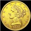 Image 1 : 1881-S $5 Gold Half Eagle UNCIRCULATED