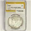 Image 1 : 1887 Morgan Silver Dollar PGA MS65 DMPL