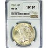 Image 1 : 1923 Silver Peace Dollar NGC MS64