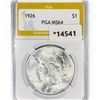 Image 1 : 1926 Silver Peace Dollar PGA MS64