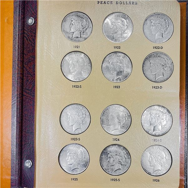 1921-1935 Peace Silver Dollar Book (24 Coins)
