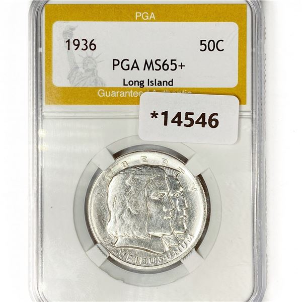 1936 Long Island Half Dollar PGA MS65+