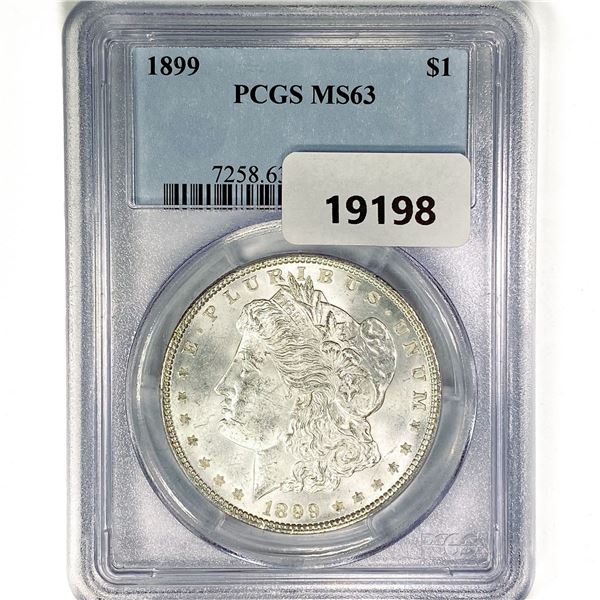 1899 Morgan Silver Dollar PCGS MS63
