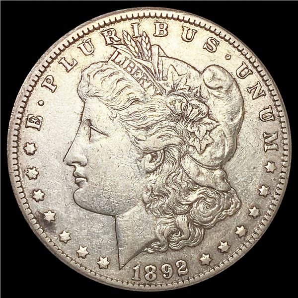 1892-CC Morgan Silver Dollar LIGHTLY CIRCULATED