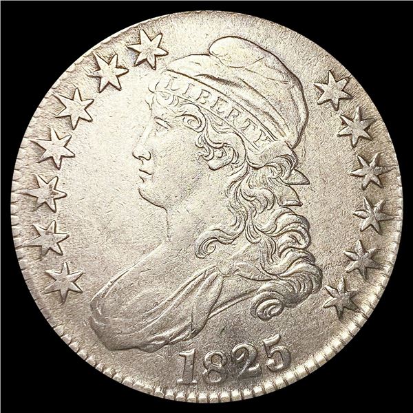 1825 Capped Bust Half Dollar NICELY CIRCULATED