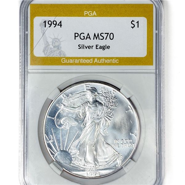 1994 American Silver Eagle PGA MS70