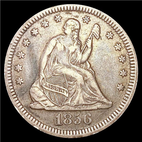 1856 Seated Liberty Quarter NICELY CIRCULATED