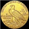 Image 2 : 1909 $2.50 Gold Quarter Eagle CLOSELY UNC