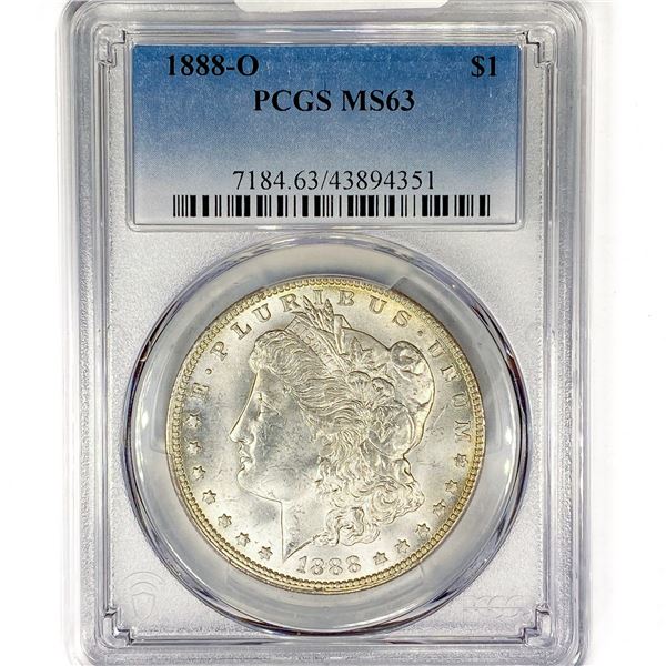 1888-O Morgan Silver Dollar PCGS MS63
