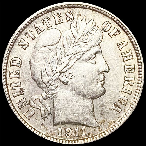 1911 Barber Dime UNCIRCULATED