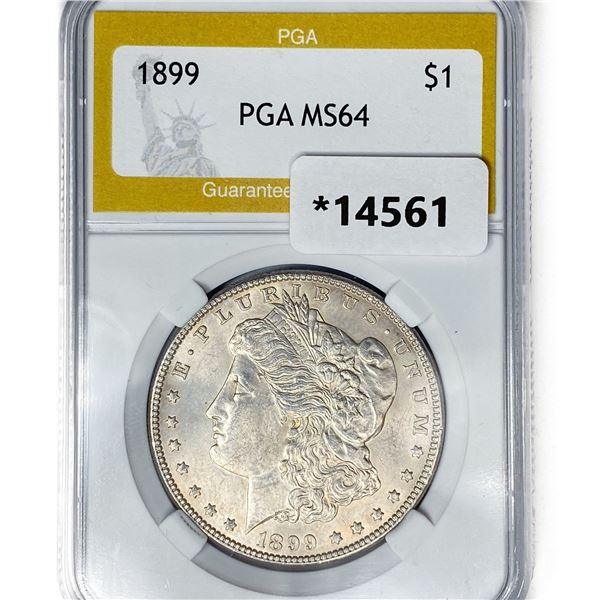 1899 Morgan Silver Dollar PGA MS64