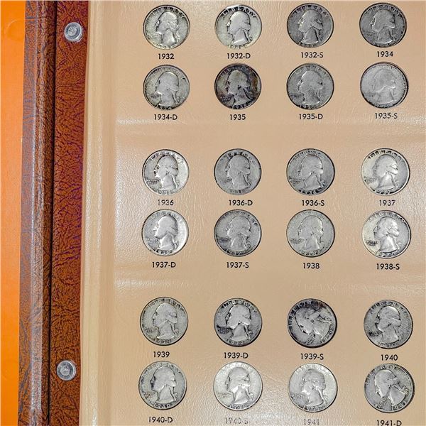 1932-1998 Washington Quarter Book (185 Coins)