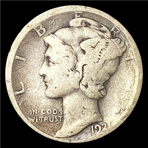 1921-D Mercury Dime NICELY CIRCULATED