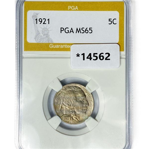 1921 Buffalo Nickel PGA MS65