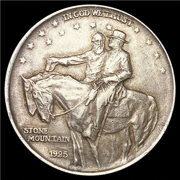 1925 Stone Mountain Half Dollar CLOSELY UNC