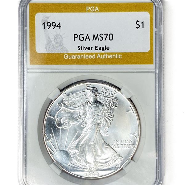 1994 American Silver Eagle PGA MS70