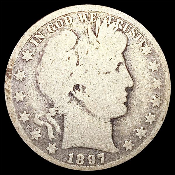 1897-O Barber Half Dollar NICELY CIRCULATED