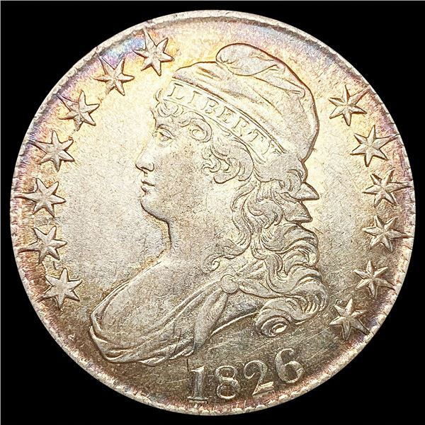 1826 Capped Bust Half Dollar CLOSELY UNCIRCULATED