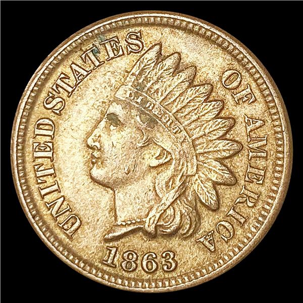 1863 Indian Head Cent CLOSELY UNCIRCULATED
