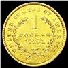 Image 2 : 1851 Rare Gold Dollar UNCIRCULATED