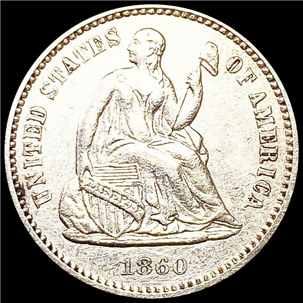 1860 Seated Liberty Half Dime UNCIRCULATED
