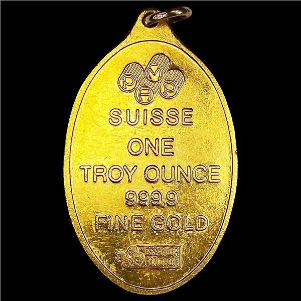 Suisse 1ozt Gold Pendant UNCIRCULATED
