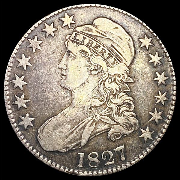 1827 Capped Bust Half Dollar NICELY CIRCULATED