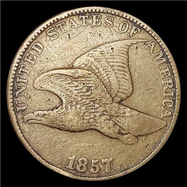 1857 Flying Eagle Cent NICELY CIRCULATED