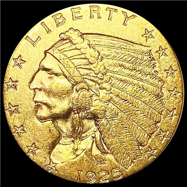 1925-D $2.50 Gold Quarter Eagle UNCIRCULATED