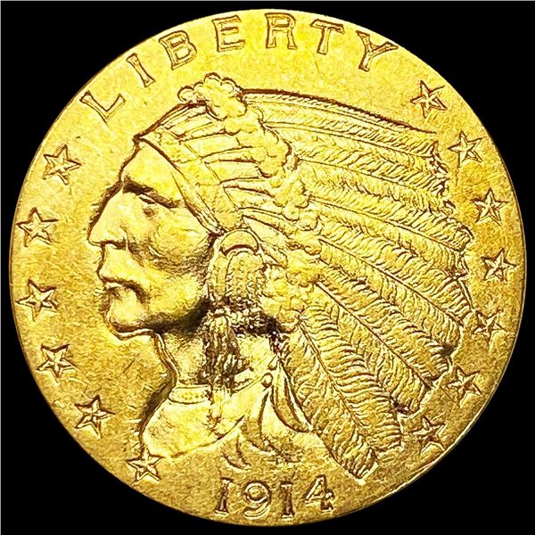 1914 $2.50 Gold Quarter Eagle UNCIRCULATED