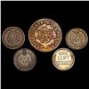 Image 2 : (5) Misc Cents (1829, 1866, 1882, 1892, 1913-D) N