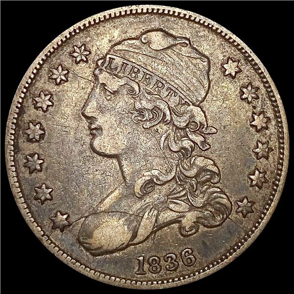 1836 Capped Bust Quarter NICELY CIRCULATED