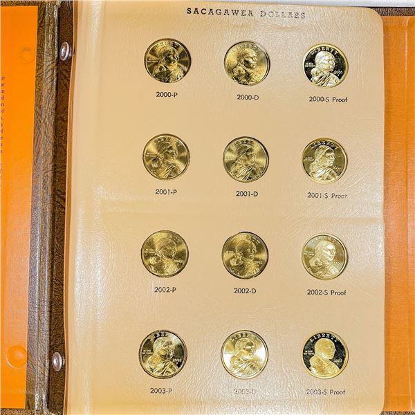 2000-2007 Sacagawea Gold Dollar Book (24 Coins)