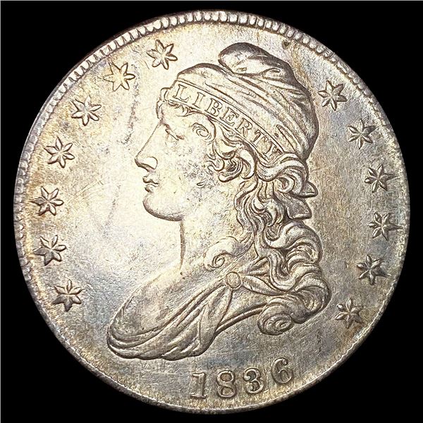 1836 Capped Bust Half Dollar CLOSELY UNCIRCULATED