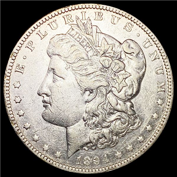 1894-O Morgan Silver Dollar ABOUT UNCIRCULATED