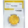 Image 1 : 1914-S $10 Gold Eagle PGA MS60
