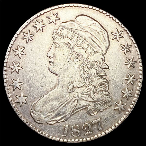 1827 Capped Bust Half Dollar CLOSELY UNCIRCULATED