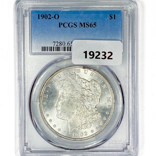 1902-O Morgan Silver Dollar PCGS MS65