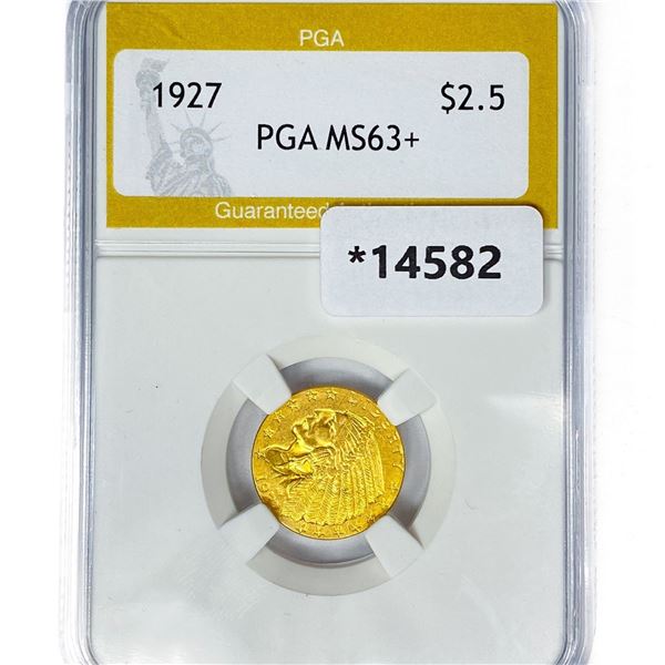1927 $2.50 Gold Quarter Eagle PGA MS63+