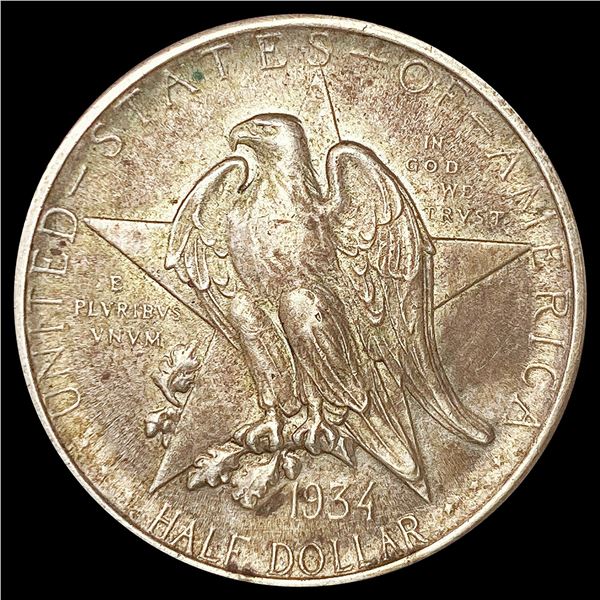 1934 Texas Half Dollar CLOSELY UNCIRCULATED