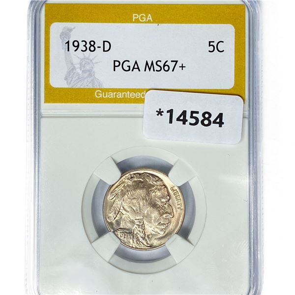 1938-D Buffalo Nickel PGA MS67+