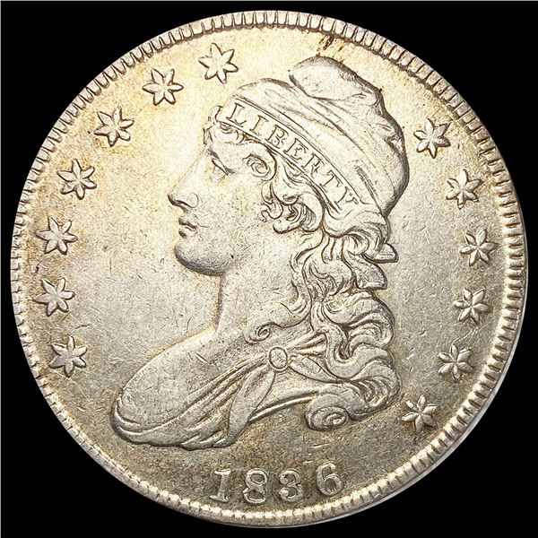1836 Capped Bust Half Dollar CLOSELY UNCIRCULATED