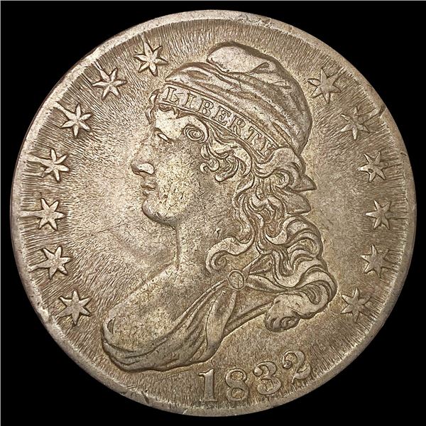 1832 Capped Bust Half Dollar NEARLY UNCIRCULATED