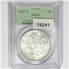 Image 1 : 1881-S Morgan Silver Dollar PCGS MS64