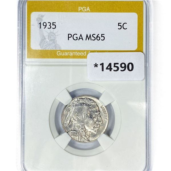 1935 Buffalo Nickel PGA MS65