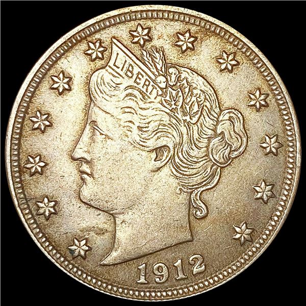 1912-D Liberty Victory Nickel NEARLY UNCIRCULATED