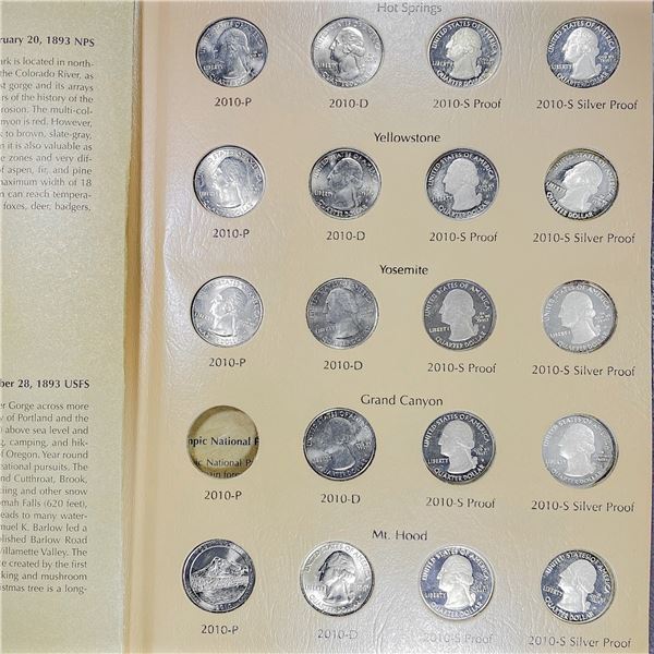 2010-2012 Washington Quarter Book (54 Coins)