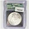 Image 1 : 1884-CC Morgan Silver Dollar ICG MS64