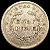 Image 2 : 1837 Seated Liberty Half Dime ABOUT UNCIRCULATED